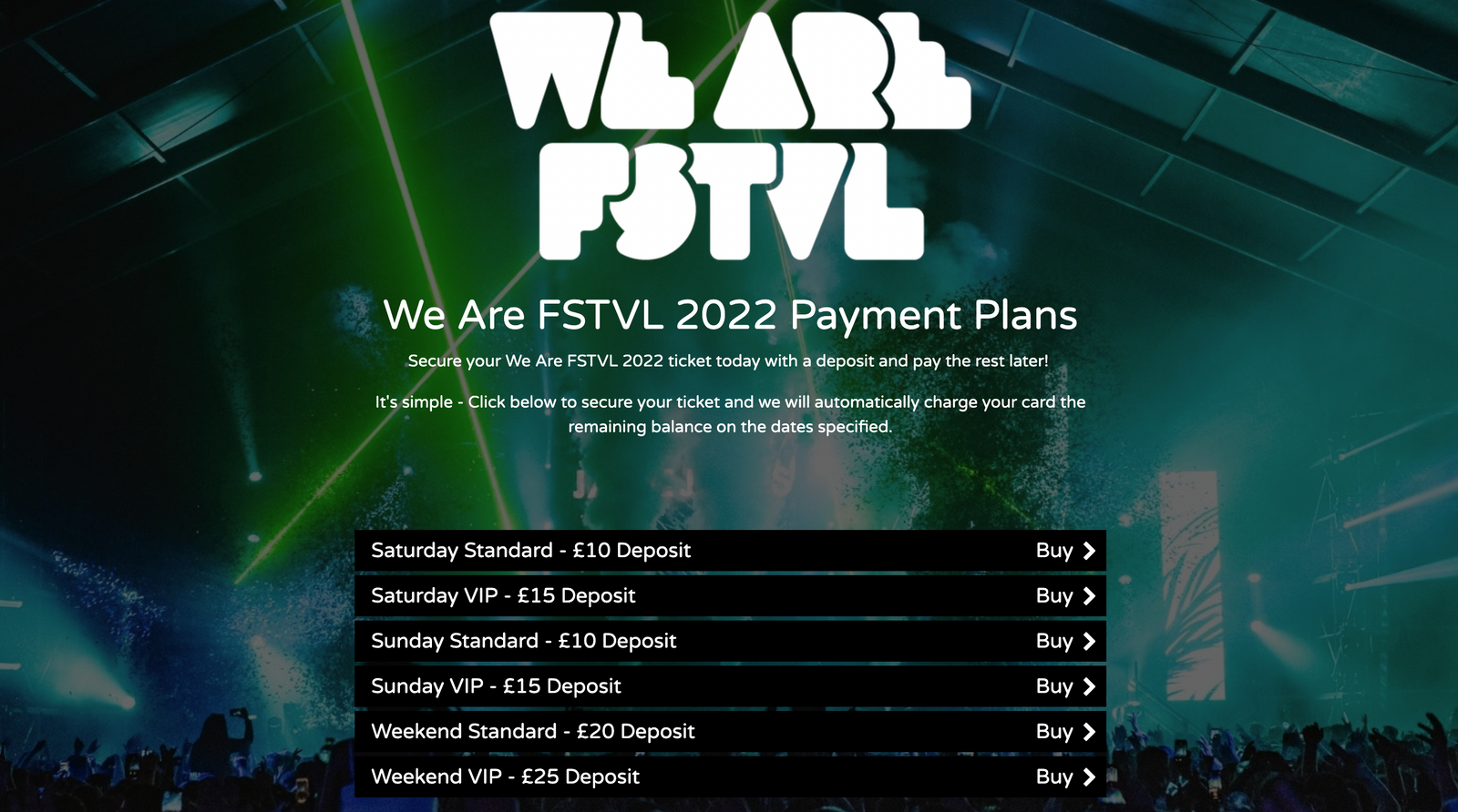 Payment Plans - LIVE IT