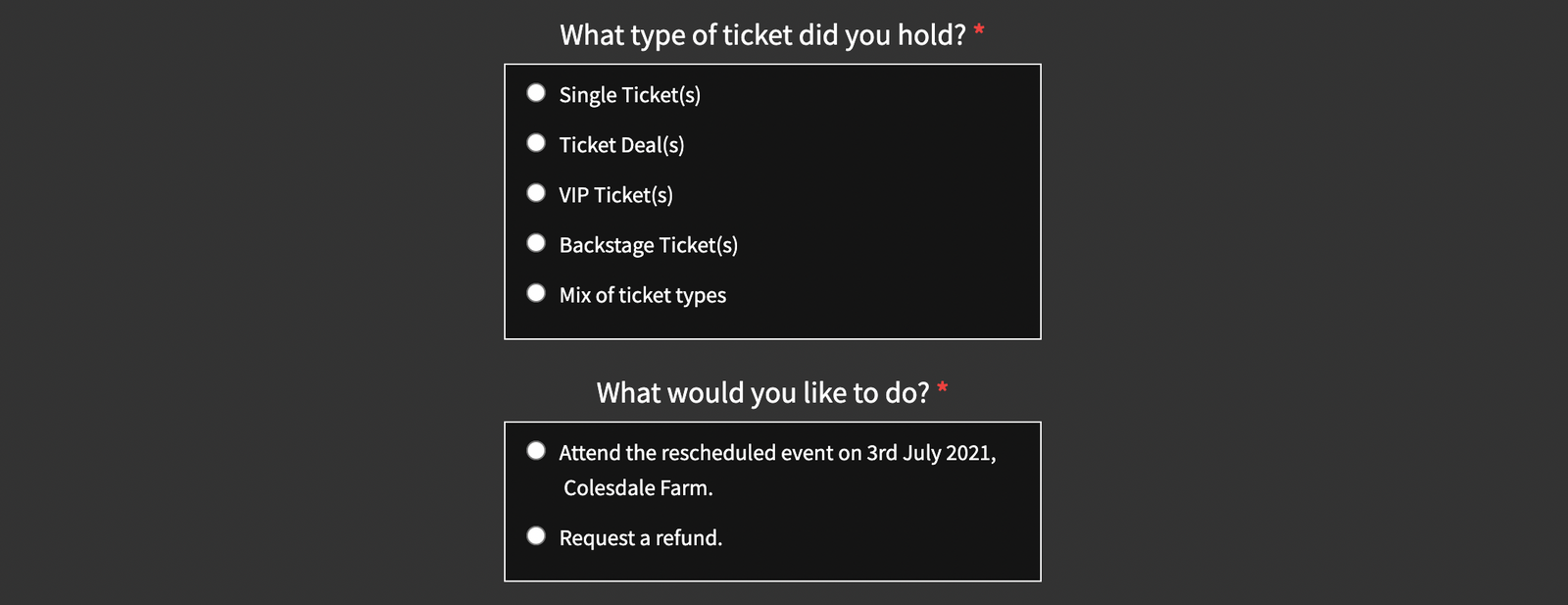 Registration Pages - LIVE IT